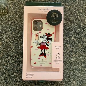 Kate Spade Disney Minnie Mouse iPhone 12 Mini Case - White and Red